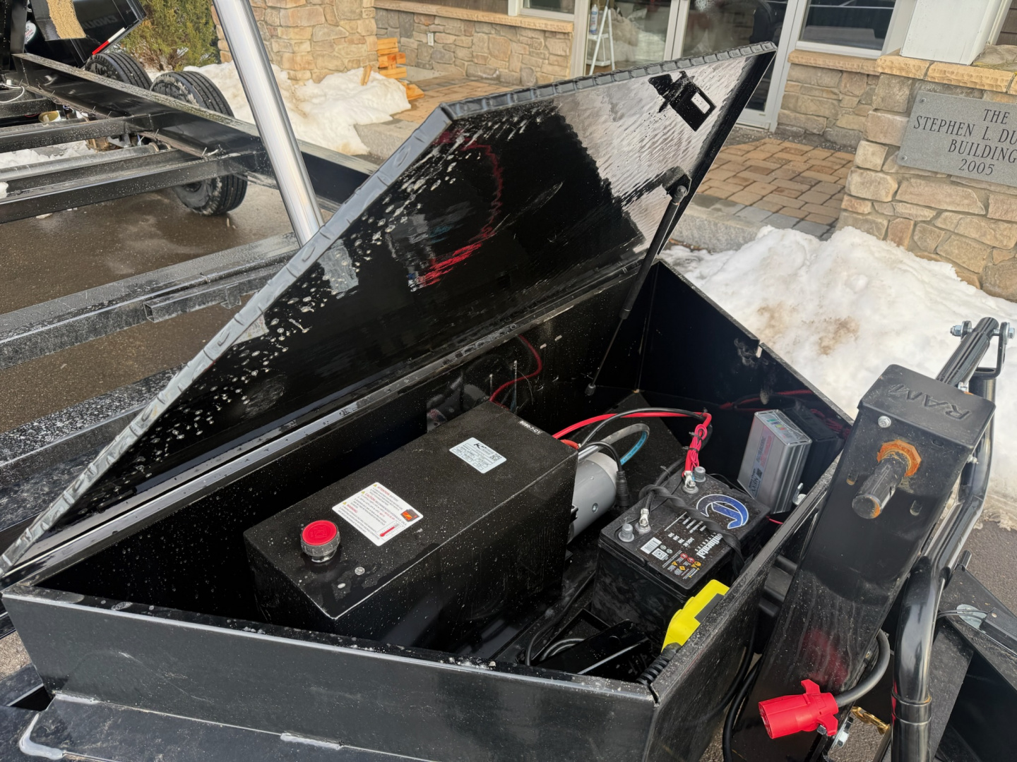 New Liberty 6'11 x 16' Telescopic Dump Trailer 17.5K