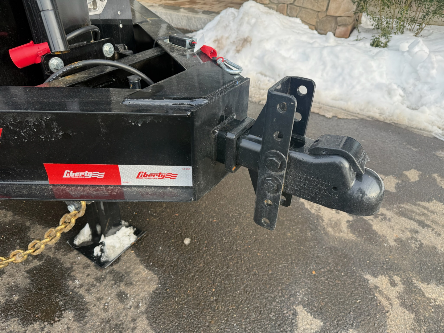 New Liberty 6'11 x 16' Telescopic Dump Trailer 17.5K