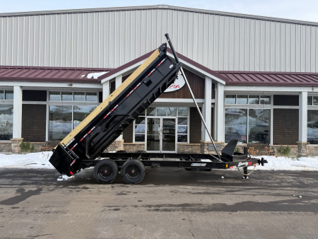 New Liberty 6'11 x 16' Telescopic Dump Trailer 17.5K