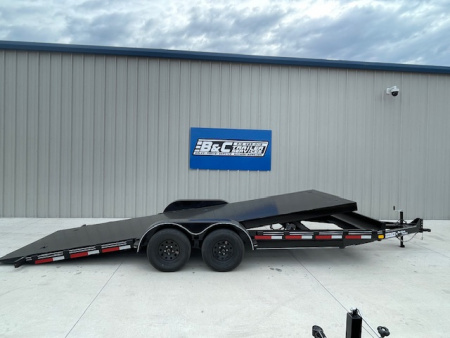 New 2026 DAVIDSON 83X20 STEEL FLOOR TILT CAR/EQUIP HAULER (2)3500lb AXLES