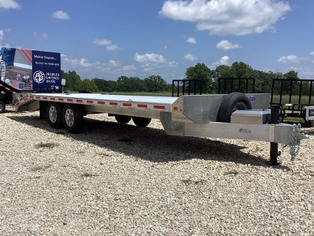 New 2026 EBY Trailers 102x25 Aluminum Deckover Trailer