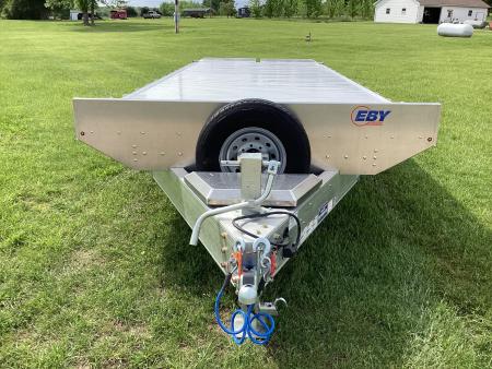 New 2026 EBY Trailers 102x25 Aluminum Deckover Trailer