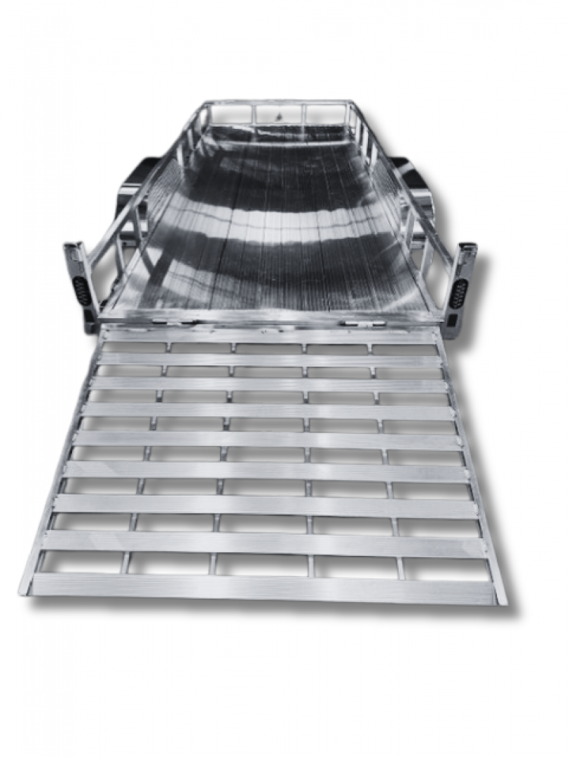 New 2026 Black Rhino LST716A ATV Trailer 7x16'