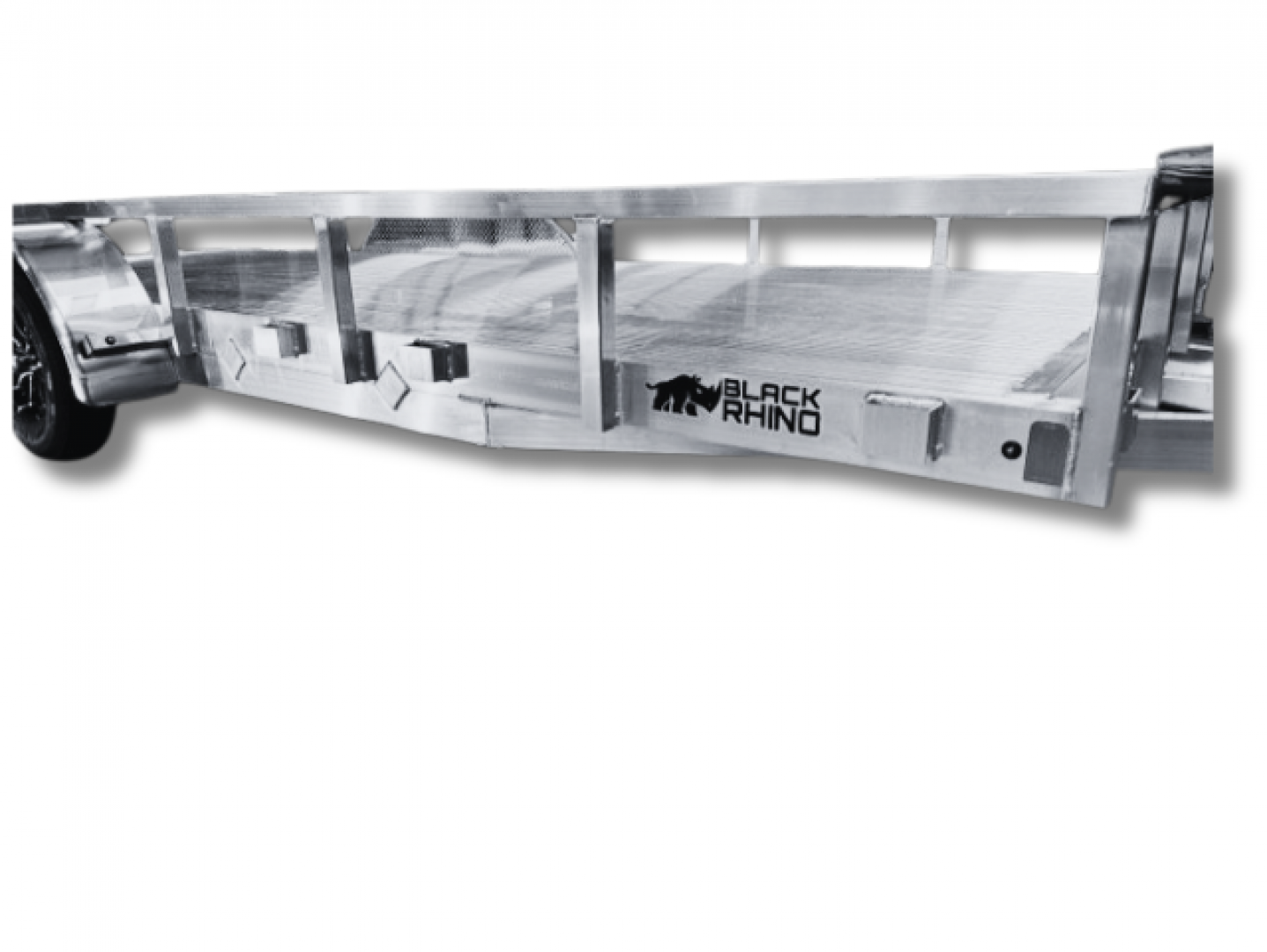 New 2026 Black Rhino LST716A ATV Trailer 7x16'