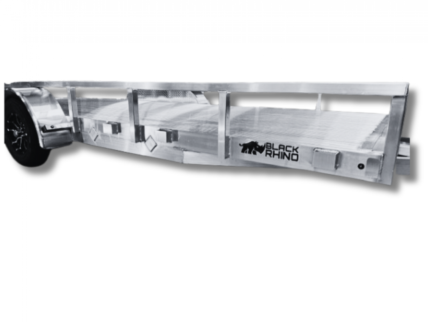 New 2026 Black Rhino LST716A ATV Trailer 7x16'