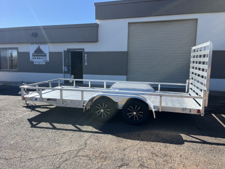 New 2026 Black Rhino LST716A ATV Trailer 7x16'