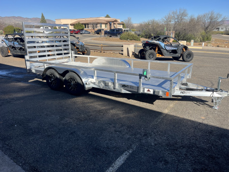 New 2026 Black Rhino LST716A ATV Trailer 7x16'