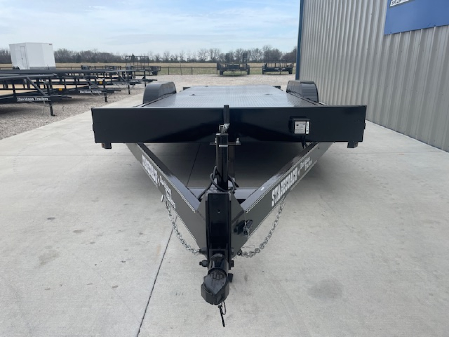 New 2026 DAVIDSON 83X20 STEEL FLOOR TILT CAR/EQUIP HAULER (2)3500lb AXLES