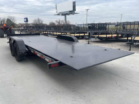 New 2026 DAVIDSON 83X20 STEEL FLOOR TILT CAR/EQUIP HAULER (2)3500lb AXLES