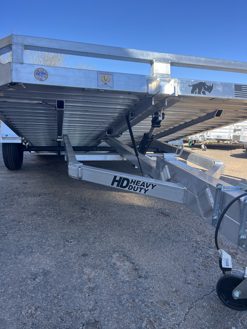 New 2026 Black Rhino TS8114A ATV Trailer 7x14' tilt bed