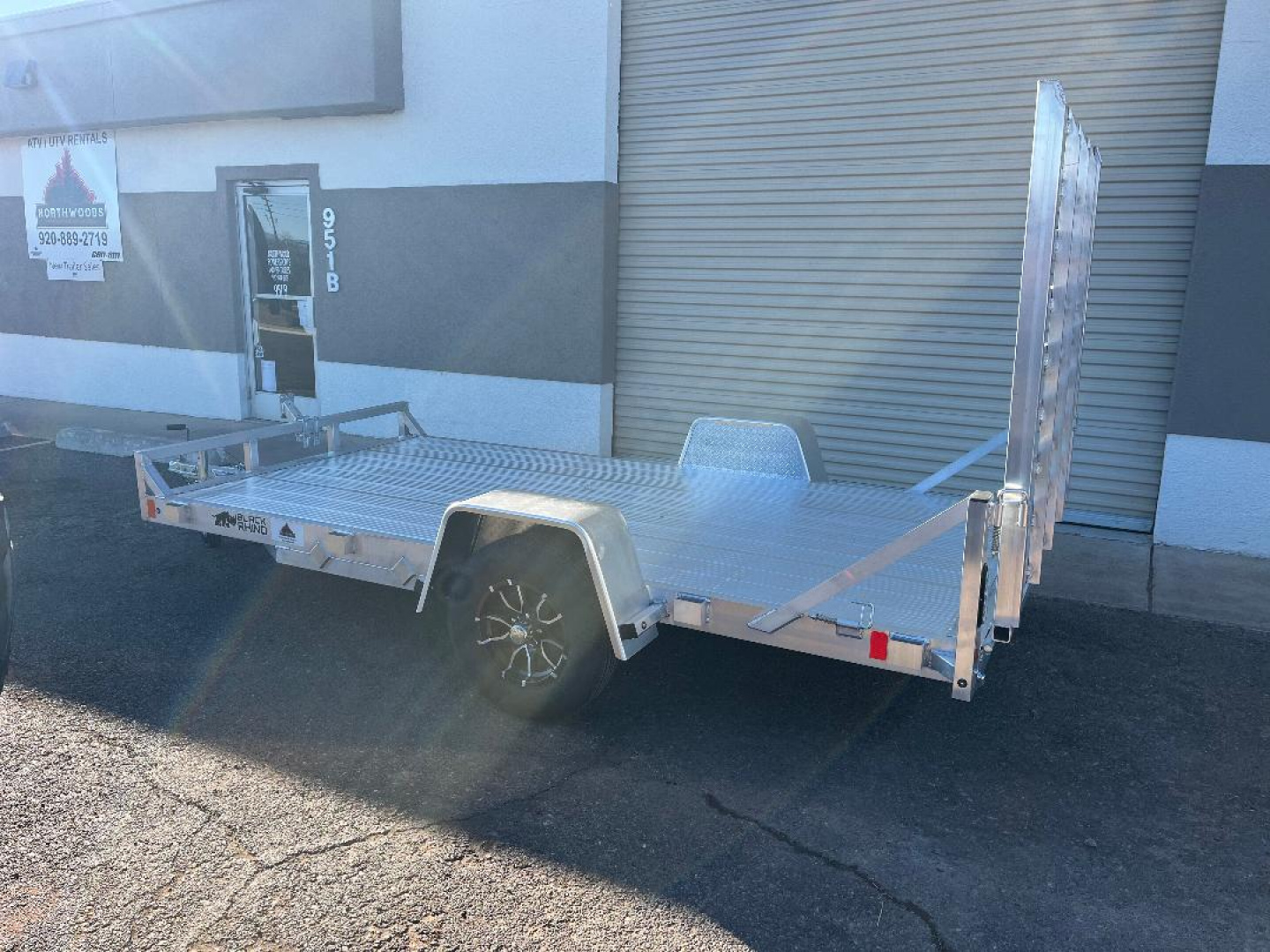 New 2026 Black Rhino UTS612A Utility Trailer