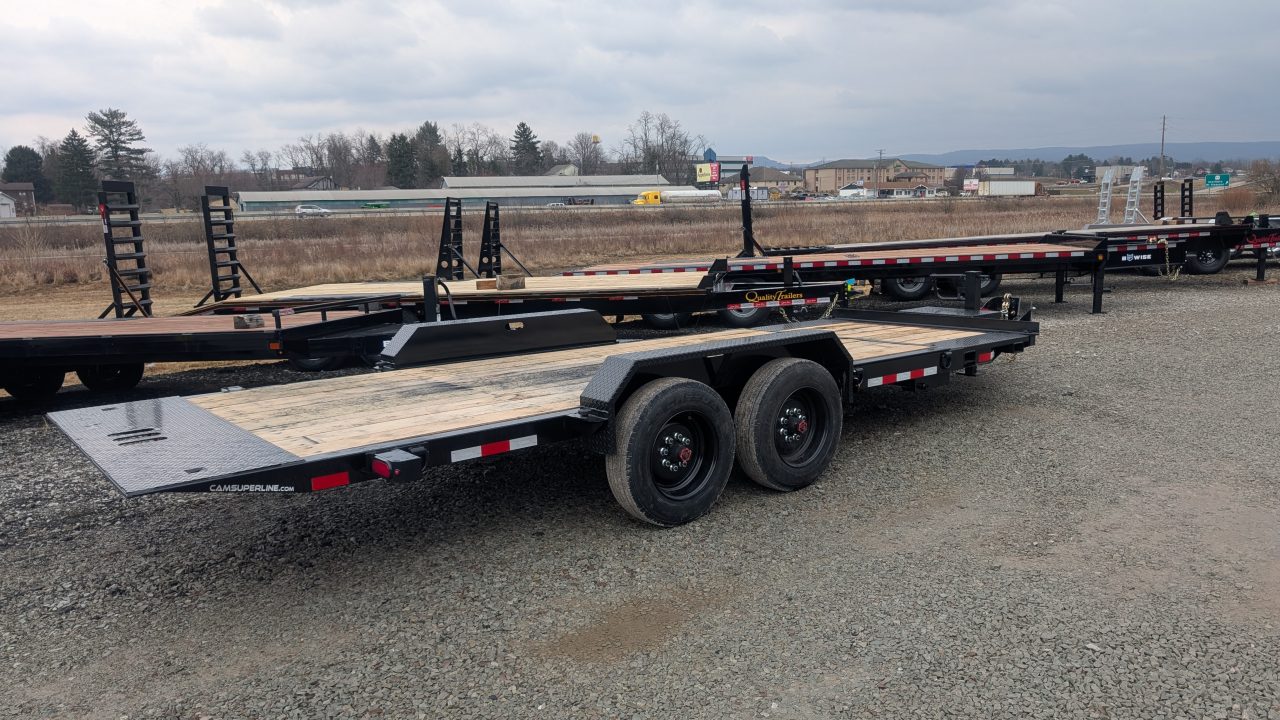 New 2027 CAM Superline 21' (5+16) HD XW Lo Pro Split Tilt Trailer (8K Axles)