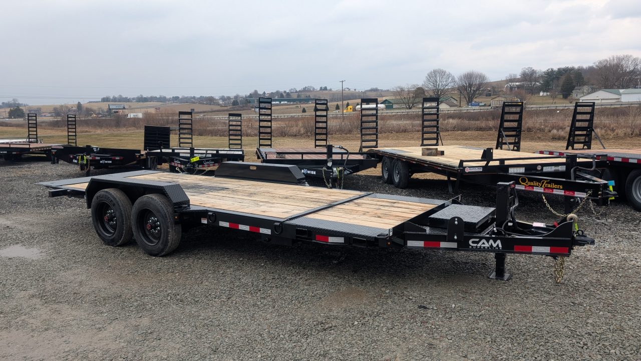New 2027 CAM Superline 21' (5+16) HD XW Lo Pro Split Tilt Trailer (8K Axles)