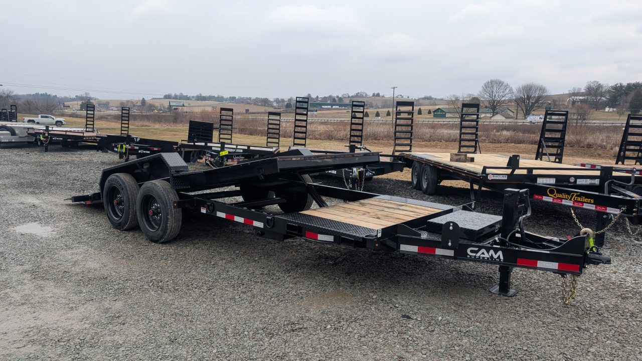 New 2027 CAM Superline 21' (5+16) HD XW Lo Pro Split Tilt Trailer (8K Axles)