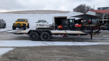 New 2026 CAM Superline 21' (5+16) HD XW Lo Pro Split Tilt Trailer (8K Axles)