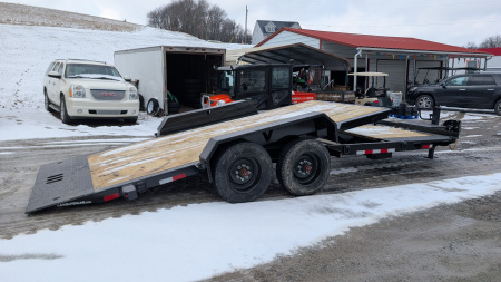 New 2026 CAM Superline 21' (5+16) HD XW Lo Pro Split Tilt Trailer (8K Axles)