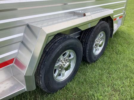 New 2027 EBY Trailers 7'x20' Maverick Aluminum Stock / Stock Combo Trailer