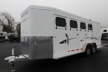 New 2026 Trails West Classic II 4 Horse Extra Tall Trailer - Escape Door - Lined and Insulated