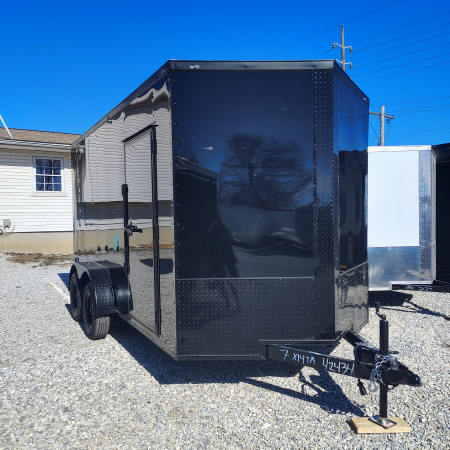 New 2026 Maximum Cargo Trailers 7x14 TA, 7' interior height , 35k axles, .080 polycore Cargo / Enclosed Trailer
