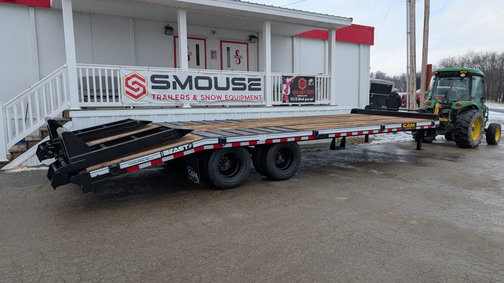New 2026 CAM Superline 20+5 HD "BEAST" Deckover Tagalong w/ Electric Brakes