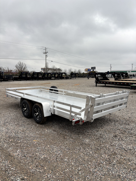 New 2026 BEAR TRACK 80" x 16' Tandem Axle utility Trailer