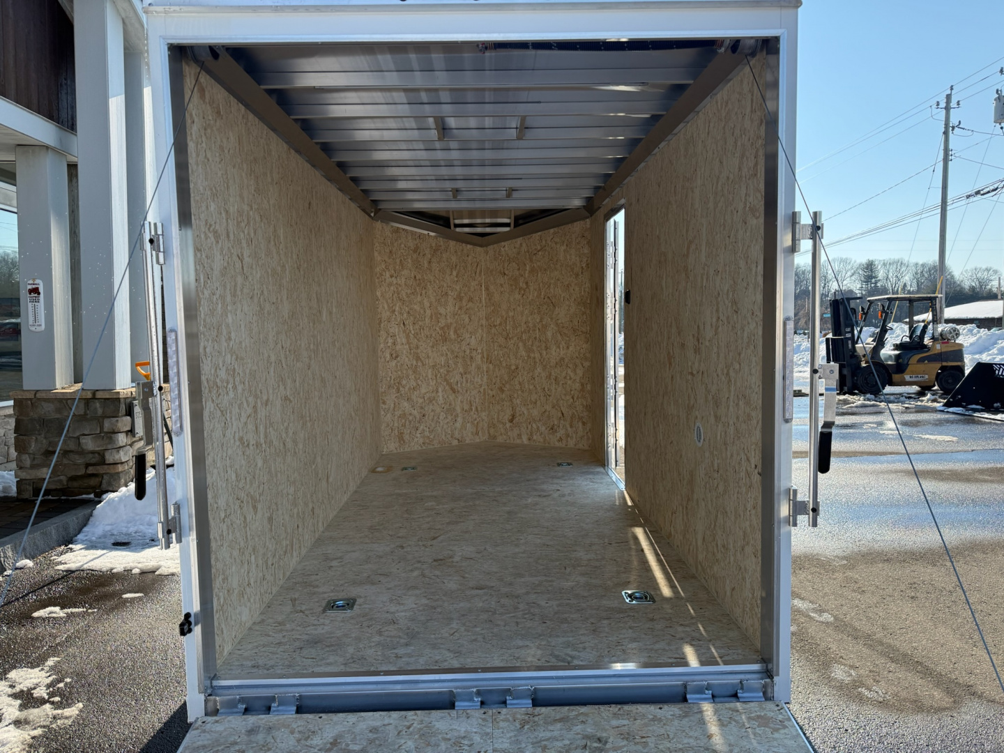 New ATC 6' x 12' + 2' V-Nose Enclosed Cargo Trailer with Ramp Door 2.9K