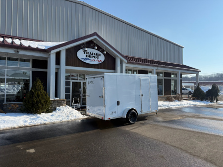 New ATC 6' x 12' + 2' V-Nose Enclosed Cargo Trailer with Ramp Door 2.9K