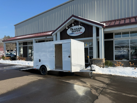 New ATC 6' x 12' + 2' V-Nose Enclosed Cargo Trailer with Ramp Door 2.9K