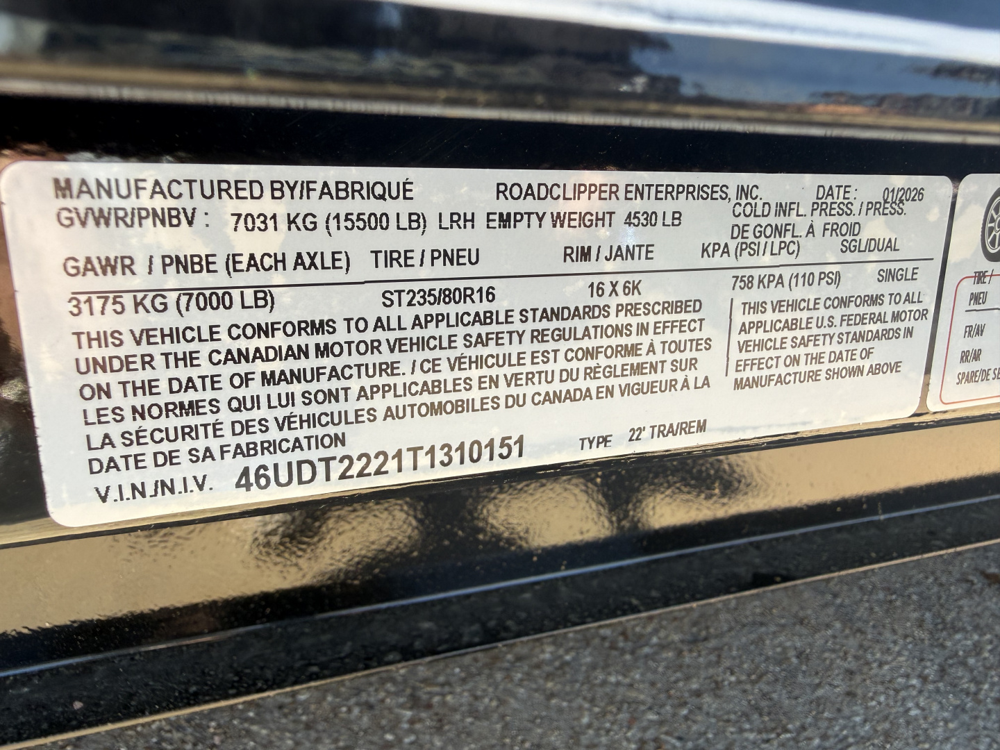 New 2026 Diamond C Trailers HXD207 102X22 Tilt Trailer