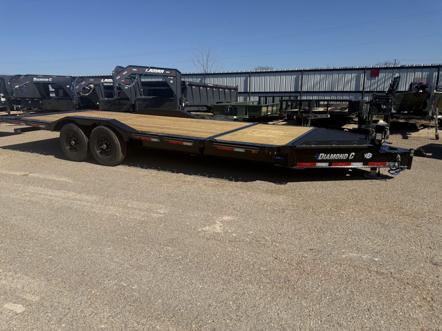 New 2026 Diamond C Trailers HXD207 102X22 Tilt Trailer