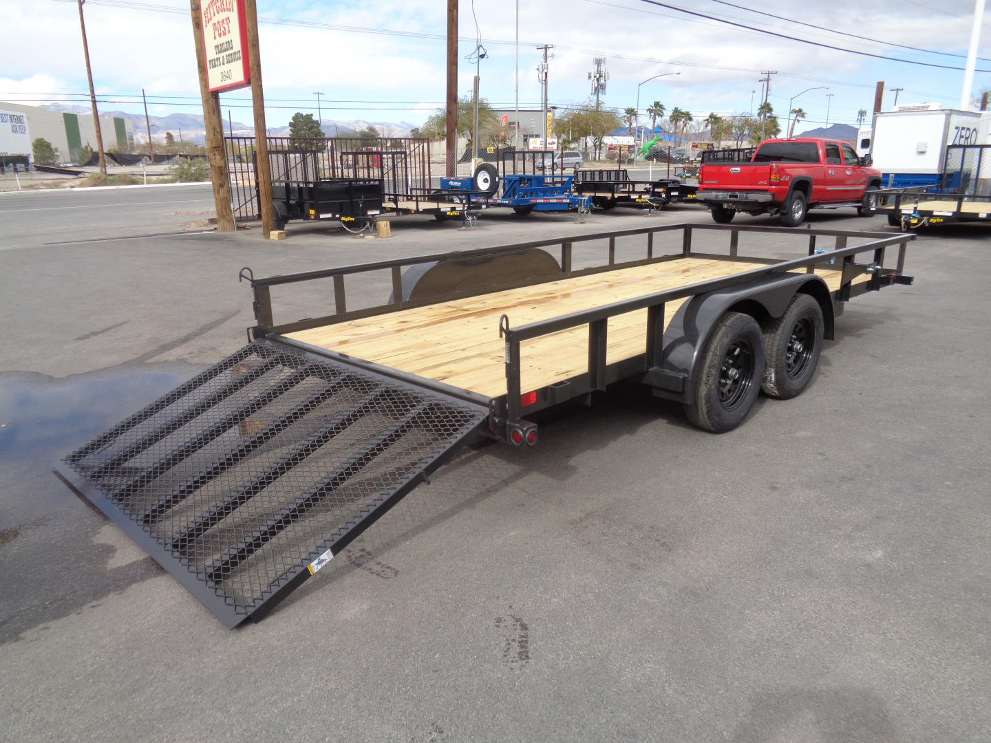 New 2026 Big Tex Trailers * 70PI-16 * 16Ft Tandem Axle Utility Trailer w/ Ramp Gate