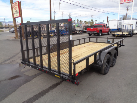 New 2026 Big Tex Trailers * 70PI-16 * 16Ft Tandem Axle Utility Trailer w/ Ramp Gate
