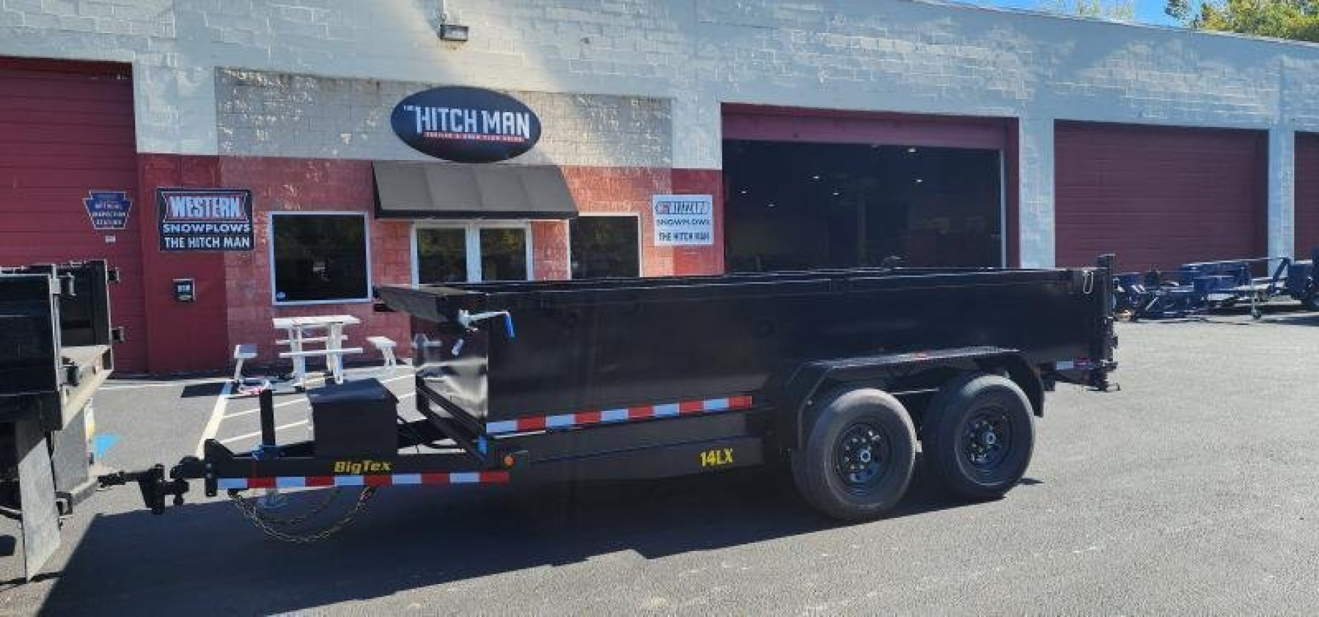 New 7 x 14 Big Tex Low Pro  14LX Scissor Dump Trailer 14k