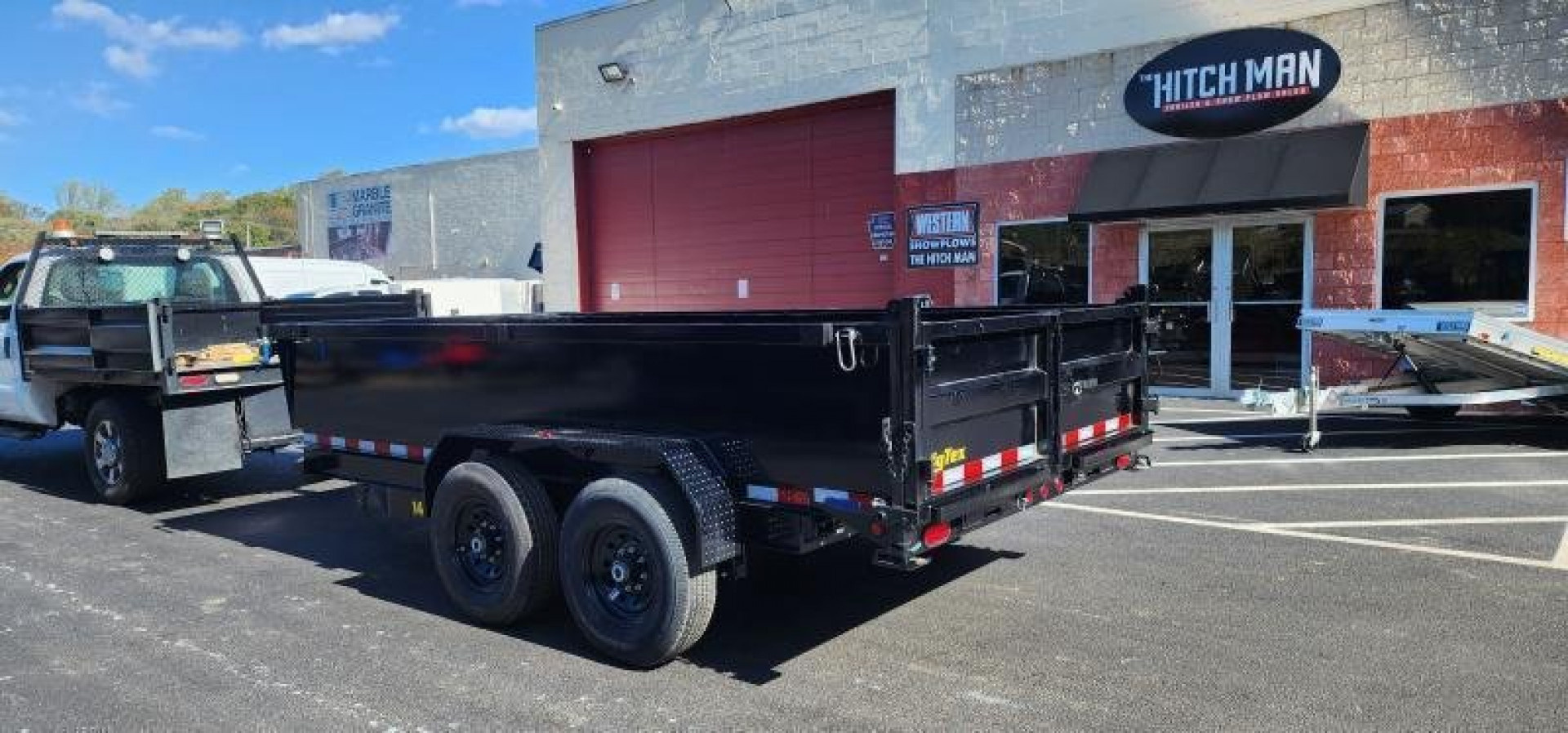 New 7 x 14 Big Tex Low Pro  14LX Scissor Dump Trailer 14k