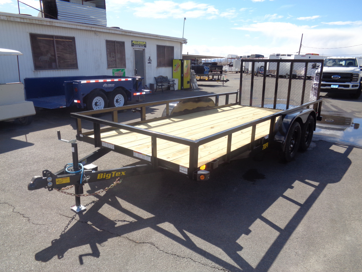 New 2026 Big Tex Trailers * 70PI-16 * 16Ft Tandem Axle Utility Trailer w/ Ramp Gate