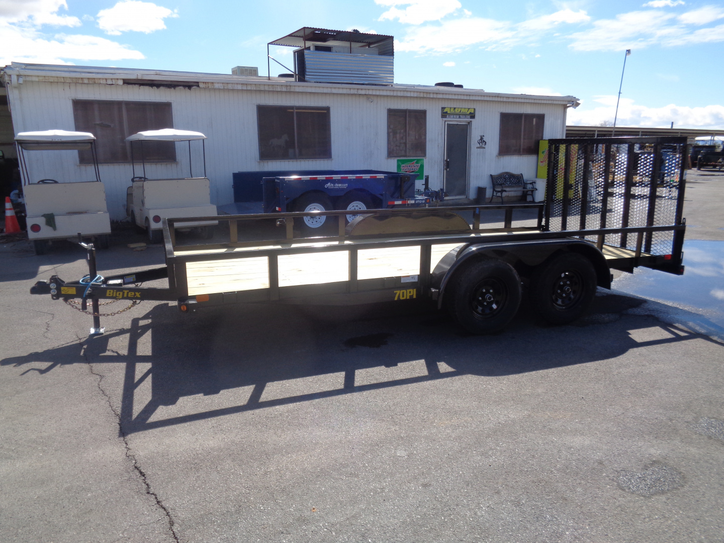 New 2026 Big Tex Trailers * 70PI-16 * 16Ft Tandem Axle Utility Trailer w/ Ramp Gate