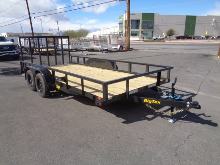 New 2026 Big Tex Trailers * 70PI-16 * 16Ft Tandem Axle Utility Trailer w/ Ramp Gate