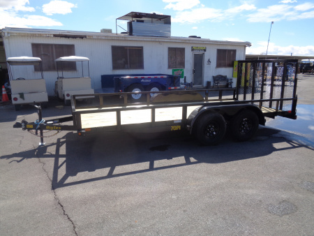 New 2026 Big Tex Trailers * 70PI-16 * 16Ft Tandem Axle Utility Trailer w/ Ramp Gate