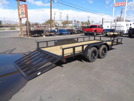 New 2026 Big Tex Trailers * 70PI-16 * 16Ft Tandem Axle Utility Trailer w/ Ramp Gate