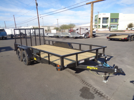 New 2026 Big Tex Trailers * 70PI-16 * 16Ft Tandem Axle Utility Trailer w/ Ramp Gate