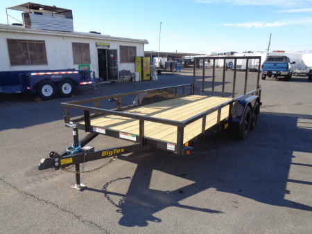 New 2026 Big Tex Trailers * 70PI-16 * 16Ft Tandem Axle Utility Trailer w/ Ramp Gate