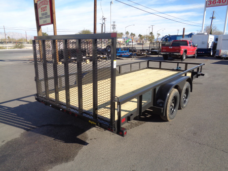 New 2026 Big Tex Trailers * 70PI-16 * 16Ft Tandem Axle Utility Trailer w/ Ramp Gate