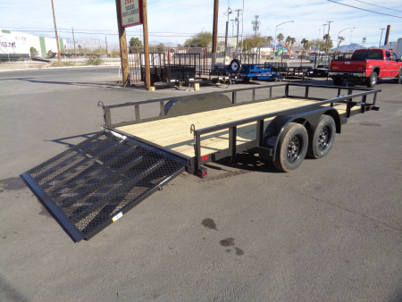New 2026 Big Tex Trailers * 70PI-16 * 16Ft Tandem Axle Utility Trailer w/ Ramp Gate