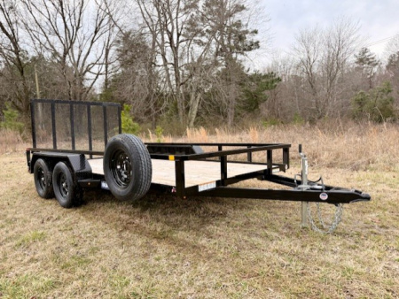 New 2026 Sure-Trac 7x14 7K Tube Top Utility Trailer