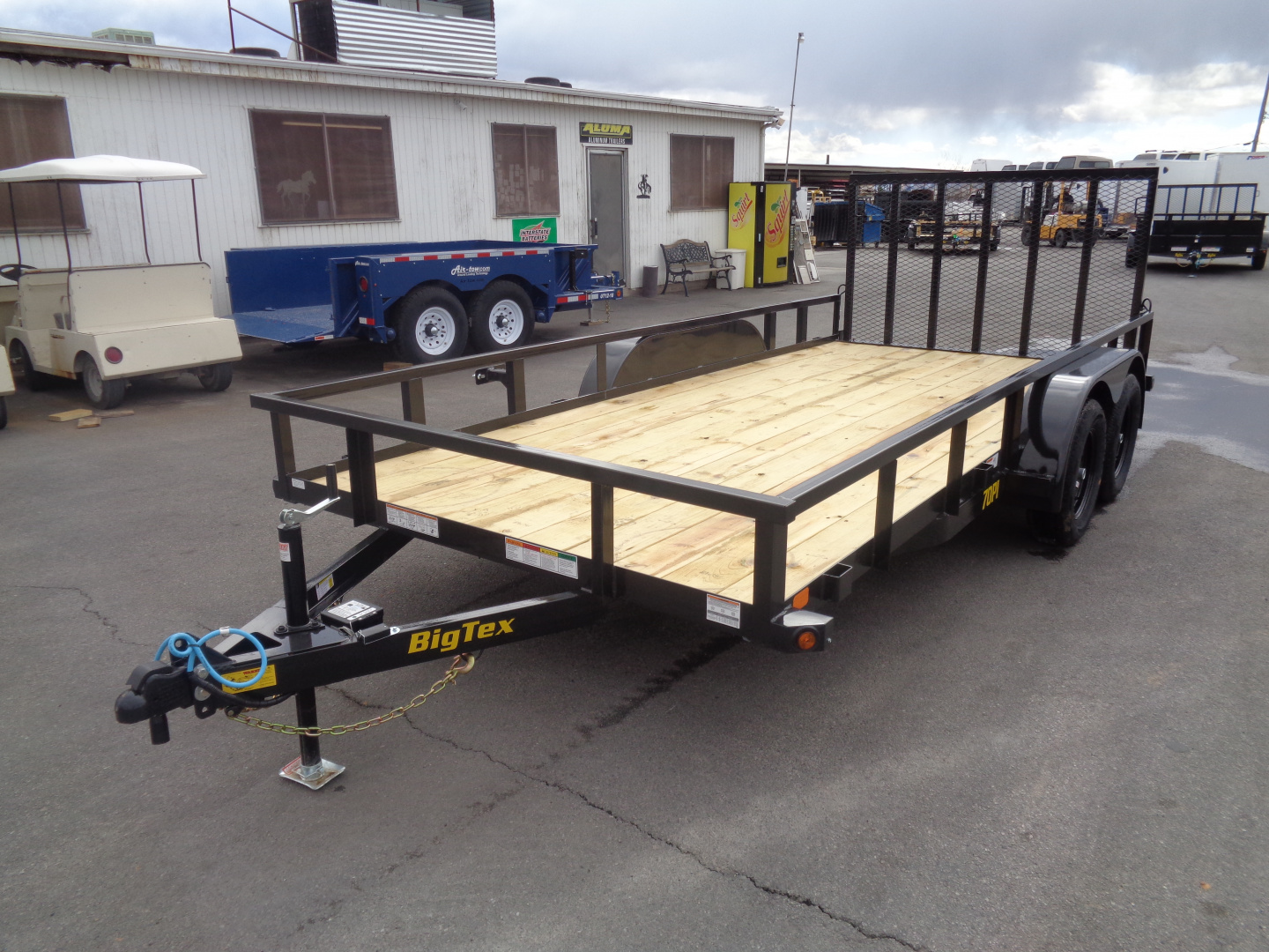 New 2026 Big Tex Trailers * 70PI-16 * 16Ft Tandem Axle Utility Trailer w/ Ramp Gate