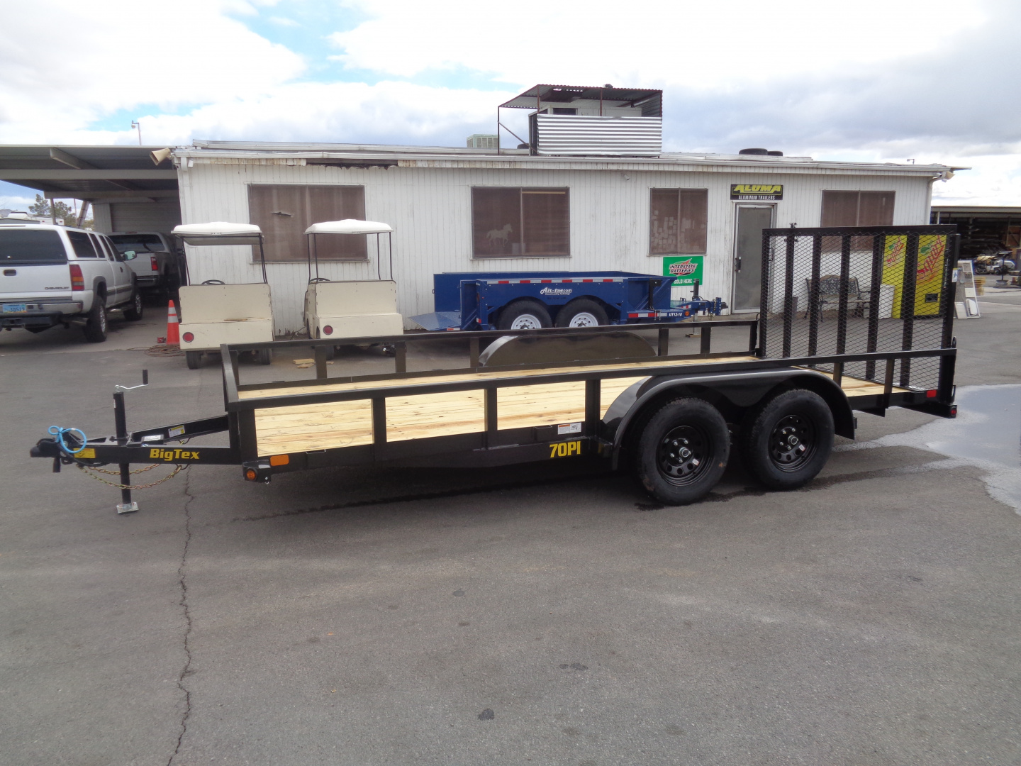New 2026 Big Tex Trailers * 70PI-16 * 16Ft Tandem Axle Utility Trailer w/ Ramp Gate