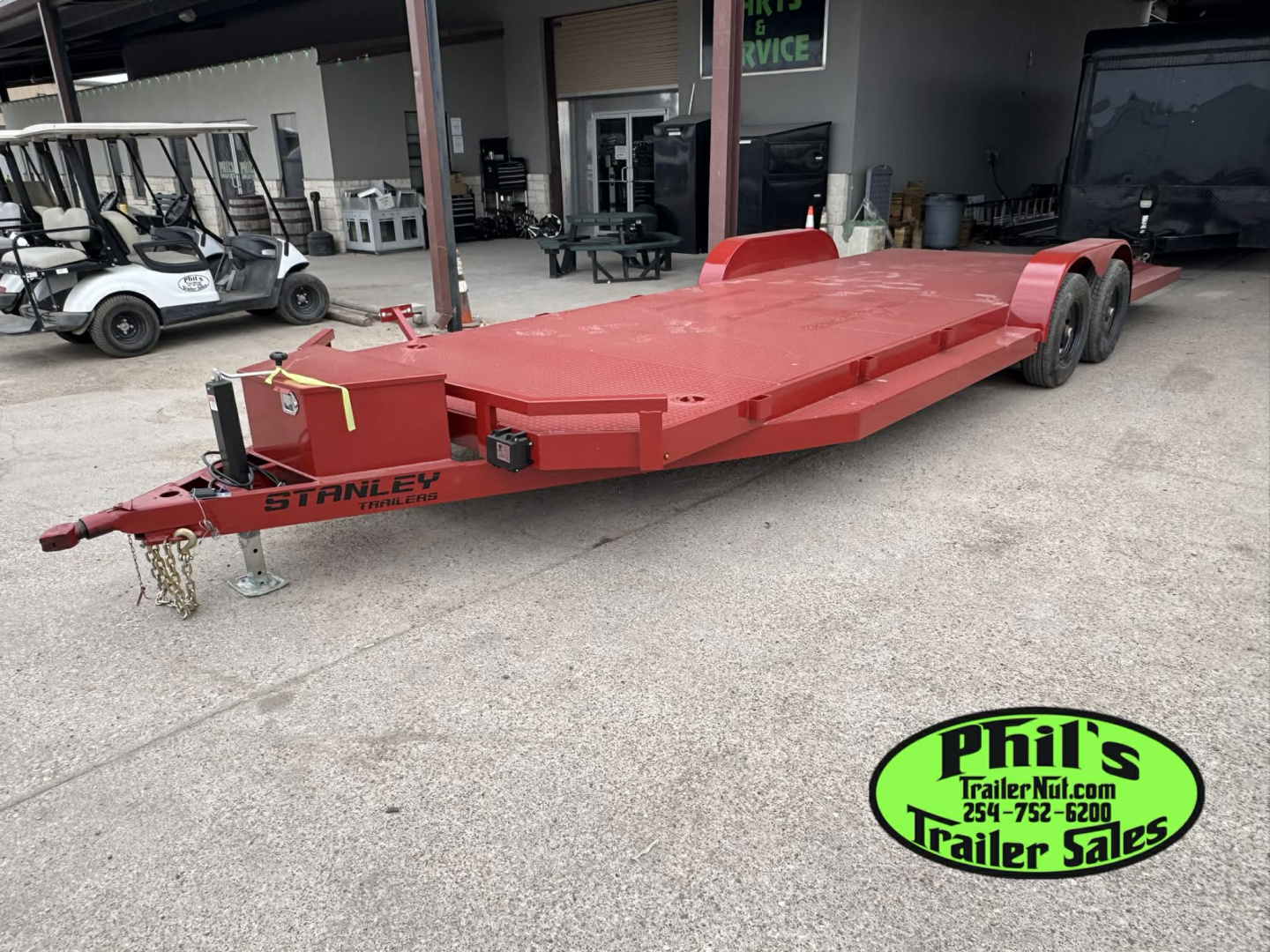 New Stanley Trailers 83X24 OPEN CAR HAULER Car Hauler EQUIPMENT TRAILER SPLIT TAIL UPGRADED 6K AXLES