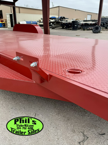 New Stanley Trailers 83X24 OPEN CAR HAULER Car Hauler EQUIPMENT TRAILER SPLIT TAIL UPGRADED 6K AXLES