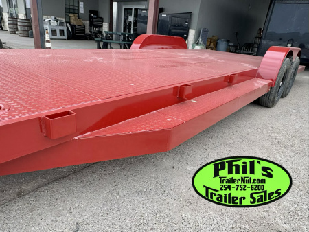 New Stanley Trailers 83X24 OPEN CAR HAULER Car Hauler EQUIPMENT TRAILER SPLIT TAIL UPGRADED 6K AXLES