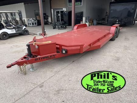 New Stanley Trailers 83X24 OPEN CAR HAULER Car Hauler EQUIPMENT TRAILER SPLIT TAIL UPGRADED 6K AXLES